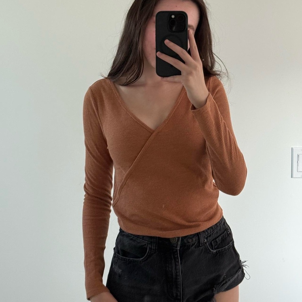 Arizona Orange Wrap Long Sleeve